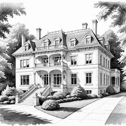 house drawing,driehaus,marylhurst,sketchup,rowhouses,henry g marquand house,Design Sketch,Design Sketch,Detailed Outline