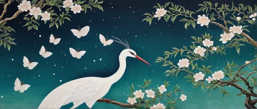 fujian white crane,constellation swan,white heron,white bird,crane,white swan,swan lake,white dove,flower and bird illustration,swans,swan,spoonbill,snowy egret,blue birds and blossom,egret,bird painting,dove of peace,white egret,night bird,great egret,Illustration,Abstract Fantasy,Abstract Fantasy 03