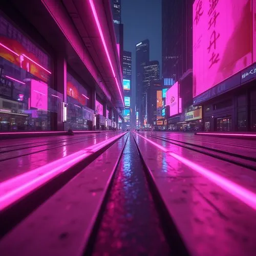 neon arrows,neon lights,neon light,cyberpunk,shinjuku,cybercity,neons,neon,light trail,cyberscene,colored lights,synth,3d render,ultraviolet,bladerunner,vapor,alleyway,cityscape,cinema 4d,neon sign,Photography,General,Realistic