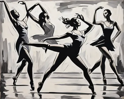 jazz silhouettes,women silhouettes,dance silhouette,dance with canvases,dancers,dance,love dance,girl ballet,silhouette dancer,fashion illustration,modern dance,figure group,dancer,concert dance,ballet,ballerinas,dance performance,latin dance,dancing,go-go dancing,Conceptual Art,Oil color,Oil Color 24