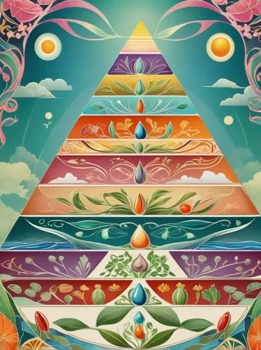 psychedelic art,pyramid,sacred geometry,triangles background,pyramids,all seeing eye,pachamama,psychedelic,meridians,hallucinogenic,fractals art,eastern pyramid,alchemy,astral traveler,chakras,triangles,kaleidoscopic,third eye,yantra,mushroom landscape,Illustration,Retro,Retro 08