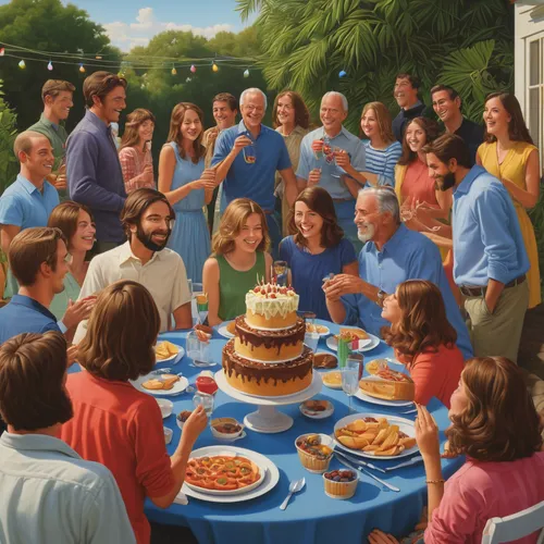 family gathering,family reunion,birthday party,birthday template,a party,last supper,american-pie,diverse family,harmonious family,extended family,family picnic,family taking photos together,family dinner,george w bush,children's birthday,family pictures,religious celebration,social group,peoples,international family day,Conceptual Art,Daily,Daily 27