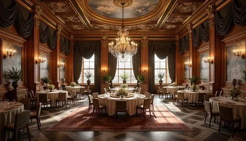 ornate room,dining room,wedding hall,banqueting,chateau margaux,ballroom,victorian room,cliveden,claridges,ballrooms,danish room,venice italy gritti palace,restaurant bern,royal interior,breakfast room,wade rooms,orangerie,ritzau,poshest,exclusive banquet