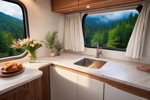 railway carriage,airstream,train compartment,airstreams,travel trailer,vanlife,christmas travel trailer,breakfast on board of the iron,camping bus,glacier express,charter train,cabin,motorhome,bernina railway,regionalbahn,motorhomes,window seat,railcar,kitchenette,campervan,Illustration,Realistic Fantasy,Realistic Fantasy 01