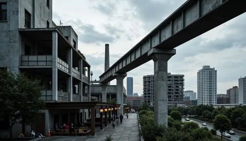 skybridge,masp,skyways,skywalks,skytrain,skyrail,scampia,costanera center,biopolis,seidler,highline,elevated railway,courbevoie,overbridge,urban landscape,skyway,damansara,viaduct,skytrains,jussieu