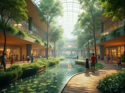 streamwood,riverwoods,waterplace,shopping mall,rivercenter,central park mall,biopolis,wintergarden,ponds,omotesando,atriums,bluewater,citycenter,rivervale,galleria,malls,northpark,oakbrook,shaoxing,skyways,Photography,General,Realistic