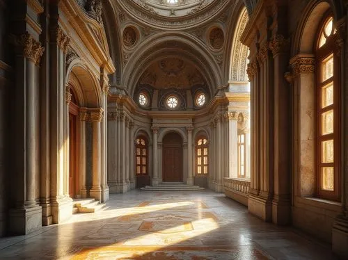 borromini,mirogoj,certosa di pavia,lateran,certosa,monastery of santa maria delle grazie,corridor,basilica di san pietro in vaticano,sapienza,capitalia,musei vaticani,bramante,empty interior,louvre,basilica di san pietro,caserta,pannonhalma,saint peter's basilica,sylvaticum,miniato,Photography,General,Realistic