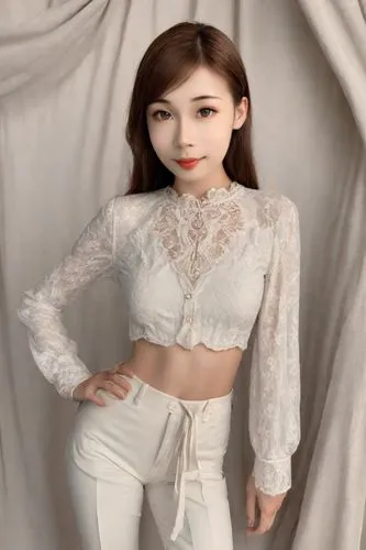 phuquy,kebaya,white velvet,vintage angel,minani,chonnam,white clothing,white silk,thongsuk,ao dai,cheongsam,jiaqi,jilong,gorani,siyi,model doll,natashquan,xueyong,vintage asian,petite,Photography,Realistic