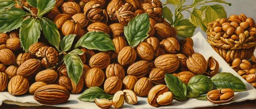 Imagine a thrilling treasure hunt with Italian nuts as the ultimate prize.,almond nuts,indian almond,almonds,pine nuts,cocoa beans,salted almonds,unshelled almonds,almond,pistachio nuts,cardamom,roast