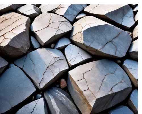 Rocky surface, rugged texture, grey brown color, cracks and crevices, weathered appearance, detailed stone patterns, low-angle shot, dramatic lighting, high contrast, shallow depth of field, cinematic