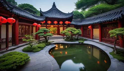 asian architecture,qingcheng,teahouse,shuozhou,suzhou,qibao,wudang,teahouses,oriental,buddhist temple,chaozhou,japan garden,hall of supreme harmony,wuyuan,yunnan,hyang garden,fengshui,qingming,sanshui,yinzhen,Art,Artistic Painting,Artistic Painting 30