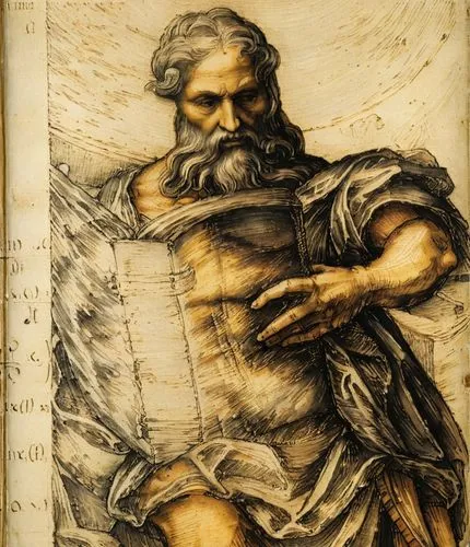 vesalius,vitruvius,giancola,euhemerus,diogenes,protagoras,Art,Classical Oil Painting,Classical Oil Painting 03