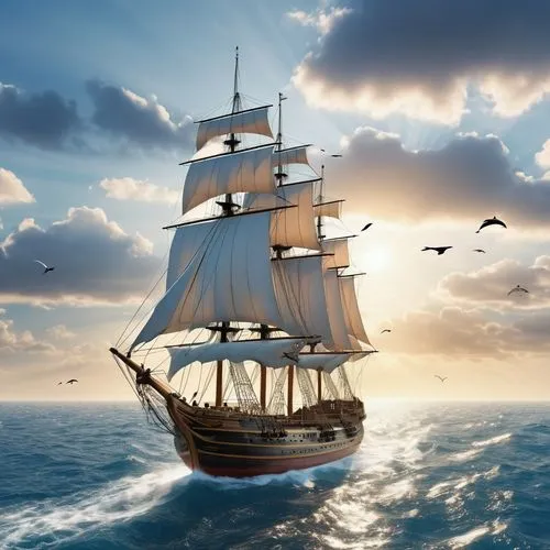 sea sailing ship,sail ship,sailing ship,sailing ships,tallship,three masted sailing ship,galleon,pirate ship,tall ship,commandeer,caravel,whaleship,trireme,sea fantasy,voyaging,barquentine,mayflower,whydah,piracies,fireships,Photography,General,Realistic