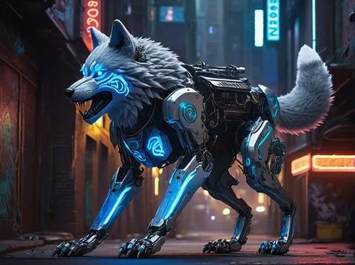 laika,cyberpunk,constellation wolf,posavac hound,russo-european laika,griffon bruxellois,eurohound,argus,echo,electric donkey,bolt-004,rein,jagdterrier,vigilant dog,husky,kosmus,wolf,coyote,police dog,doberman,Illustration,Paper based,Paper Based 13