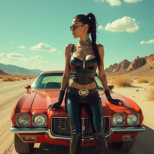 mad max,badlands,leathers,scherzinger,latex,starships,Illustration,Realistic Fantasy,Realistic Fantasy 07