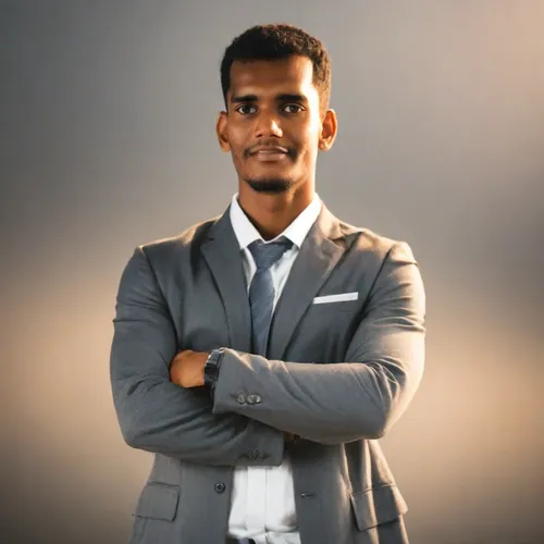 real estate agent,yemeni,abdel rahman,social,ceo,benagil,linkedin icon,portrait background,bangladeshi taka,a black man on a suit,maldivian rufiyaa,devikund,community manager,marketeer,black businessm