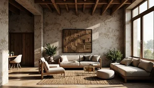 patterned wood decoration,contemporary decor,modern decor,interior decor,living room,sitting room,minotti,interior design,interior modern design,interior decoration,travertine,livingroom,modern living room,wooden windows,wallcoverings,wallcovering,wooden beams,wooden wall,home interior,3d rendering