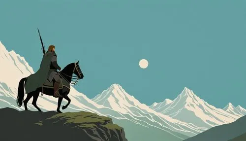 genghis khan,man and horses,the wanderer,mongolian,horseback,vector illustration,nomad,digital illustration,horseman,digital nomads,mountain spirit,the spirit of the mountains,mountains,himalayan,nomads,mongolia,himalayas,game illustration,vector art,sci fiction illustration,Illustration,Japanese style,Japanese Style 08