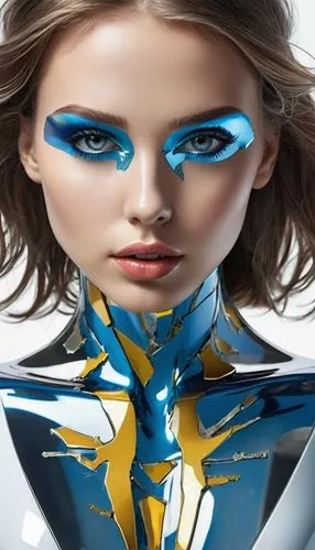 dazzler,cyberstar,alita,fashion vector,polychromed,silico,cyberangels,foils,cybernetically,quicksilver,sci fiction illustration,cybernetic,blue enchantress,chrome,x men,morphogenetic,mesmero,digiart,chromed,cyberspace,Conceptual Art,Daily,Daily 13