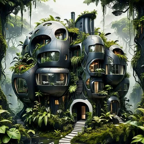 ecotopia,treehouses,tree house hotel,house in the forest,tree house,cartoon forest,Photography,Fashion Photography,Fashion Photography 02