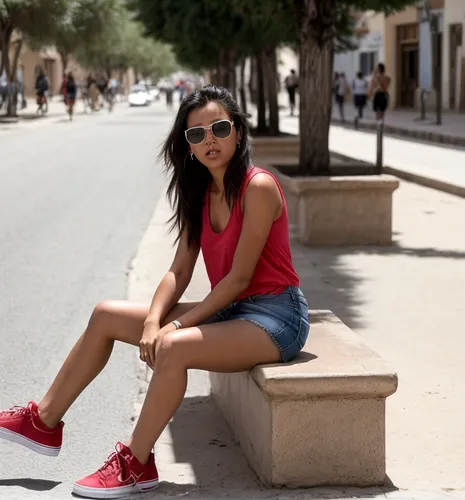 red summer,floriana,red bench,red shoes,moguer,estremoz,athina,umag,streetside,conversano,tavira,espadrilles,nimes,mdina,aranjuez,gordes,alcoy,murcia,formentera,rambla