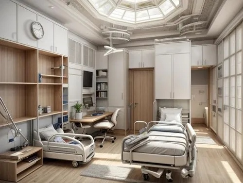 hospital ward,treatment room,doctor's room,operating room,sickbay,ambulatory,children's operation theatre,hospitalier,infirmary,sickroom,hosptial,hospital,therapy room,holy spirit hospital,renderings,3d rendering,modern room,room newborn,sleeping room,emergency room