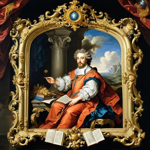 barberini,st jacobus,baroque,leonardo devinci,saint nicolas,king david,rococo,emperor wilhelm i,man with a computer,rosmarinus,meticulous painting,andrea del verrocchio,academic dress,vanellus miles,portrait of christi,saint nicholas,official portrait,winemaker,mozartkugeln,raffaello da montelupo,Art,Classical Oil Painting,Classical Oil Painting 01