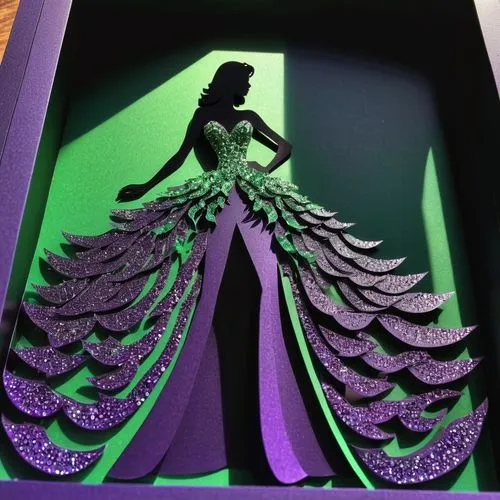 paper art,stage curtain,miss circassian,art deco woman,siriano,cutout,Unique,Paper Cuts,Paper Cuts 10