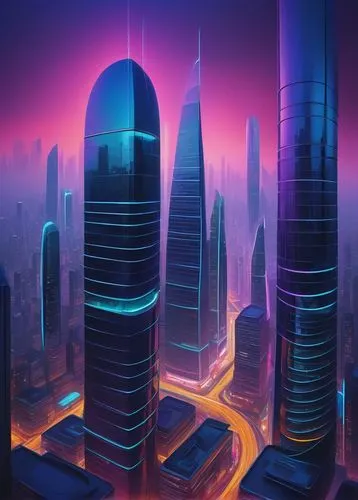 cybercity,futuristic landscape,cybertown,cyberport,cityscape,coruscant,megapolis,guangzhou,futuristic architecture,skyscrapers,metropolis,fantasy city,microdistrict,cyberworld,ctbuh,megacorporations,city skyline,megacorporation,cyberia,futurist,Illustration,Realistic Fantasy,Realistic Fantasy 26