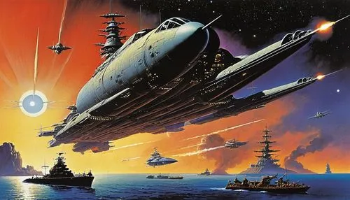 spelljammer,valerian,zeppelins,battlefleet,mcquarrie,gradius,airships,sedensky,armada,yamato,ssbn,starship,enterprise,airship,radebaugh,space ships,battlecruisers,skyship,polara,tsuneo,Conceptual Art,Sci-Fi,Sci-Fi 19