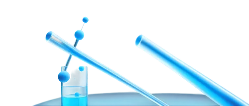 Hydrolysis, molecular structure, 3D model, colorful atoms, chemical bonds, hydrogen oxygen reaction, laboratory equipment, beaker, test tube, pipette, blue and white background, soft focus, shallow de