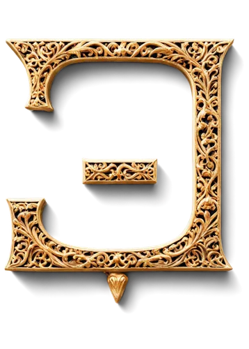 Large decorative capital letter L, golden metallic material, ornate serif font, intricate details, shining surface, soft box lighting, 3/4 composition, low-angle shot, cinematic tone, high-contrast im