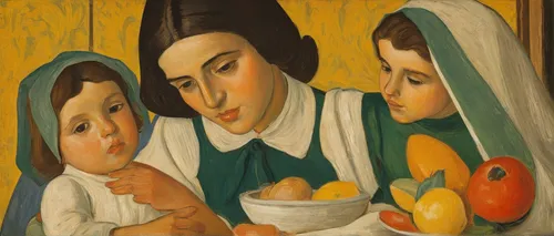 holy family,woman eating apple,mother with children,woman holding pie,the mother and children,mother and children,girl picking apples,girl with bread-and-butter,church painting,grant wood,mother with child,tangerines,bellini,basket with apples,woman with ice-cream,candlemas,cart of apples,mother and child,khokhloma painting,kumquats,Art,Artistic Painting,Artistic Painting 35