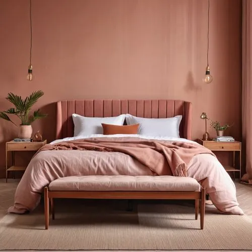 gold-pink earthy colors,dusky pink,daybed,headboard,bedstead,mahdavi,Photography,General,Realistic