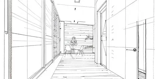 hallway space,walk-in closet,house drawing,hallway,core renovation,pantry,floorplan home,inverted cottage,cabin,house entrance,coloring page,entry,line drawing,archidaily,room divider,dormitory,corrid