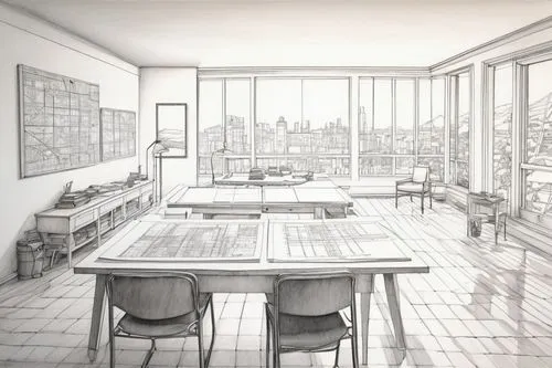 study room,classroom,class room,crittall,board room,schoolrooms,schoolroom,conference room,sketchup,desks,penciling,kitchen table,examination room,dining room,kitchen,school design,meeting room,apartment,clubroom,classrooms,Illustration,Black and White,Black and White 06