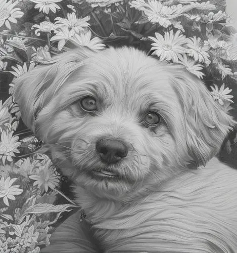 pet portrait,dog drawing,morkie,shih tzu,havanese,shih-poo,coton de tulear,cavapoo,maltese,pencil drawing,shih poo,charcoal drawing,lhasa apso,animal portrait,cavachon,charcoal pencil,marilyn,artistic