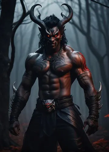 minotaur,devil,black warrior,daemon,krampus,dark elf,pagan,maul,black dragon,fantasy warrior,wolverine,trioceros,samurai fighter,black shepherd,horned,dark art,dark-type,demon,warlord,splitting maul,Art,Artistic Painting,Artistic Painting 02