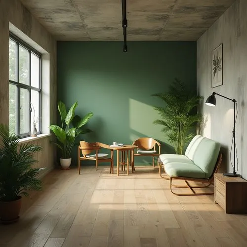 limewood,danish furniture,green living,greenhaus,danish room,sitting room,houseplant,wooden floor,parquet,pine green,scandinavian style,tropical greens,sage green,fromental,livingroom,hardwood floors,wood floor,living room,houseplants,green wallpaper,Photography,General,Realistic