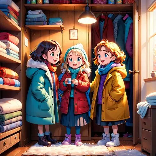 winter clothes,winter clothing,coats,greatcoats,children is clothing,cardigans,Anime,Anime,Cartoon