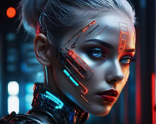 cyborg,cyberpunk,ai,terminator,futuristic,droid,echo,scifi,cybernetics,cyber,artificial intelligence,sci-fi,sci - fi,sci fi,cg artwork,sci fiction illustration,robotic,vector girl,autonomous,dystopian,Illustration,Abstract Fantasy,Abstract Fantasy 18