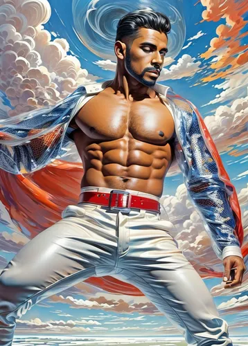 mohammed ali,panamanian balboa,ken,karate,michelangelo,80s,muhammad ali,muscle icon,abs,surya namaste,lando,muscle man,capoeira,african american male,yoga guy,sega genesis,muscular,matador,sixpack,macho