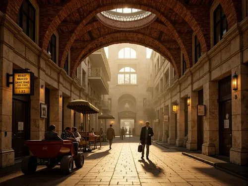 leadenhall,carreau,arcaded,paddington,pancras,covered market,arcades,train station passage,sapienza,schuiten,world digital painting,schuitema,spitalfields,spice market,passage,corridors,fleetstreet,theed,mostapha,layton