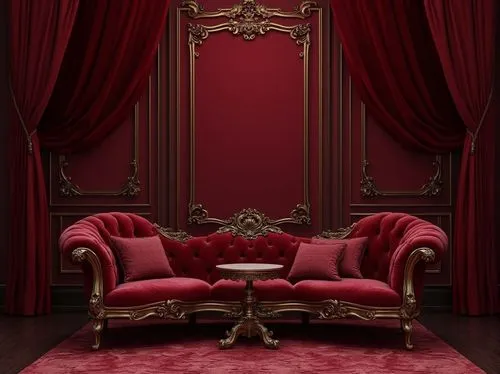 the throne,throne,theater curtain,damask background,chair png,armchair,four poster,theatre curtains,red background,antique background,3d background,upholstered,cinema seat,stage curtain,sofa set,theater curtains,theater stage,curtain,bedchamber,furnishings,Photography,General,Realistic