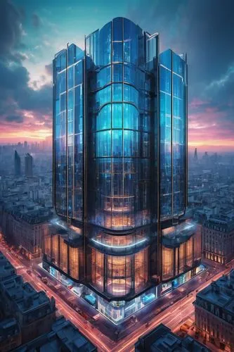 samaritaine,glass building,glass facades,glass facade,montparnasse,bouygues,publicis,french building,renaissance tower,eurotower,galeries,caisse,paris shops,grand hotel europe,abdali,the energy tower,corinthia,universal exhibition of paris,immobilier,palais de chaillot,Conceptual Art,Fantasy,Fantasy 22