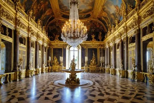 enfilade,louvre,versailles,royal interior,ornate room,europe palace,ritzau,fontainebleau,louvre museum,foyer,baroque,versaille,the palace,the royal palace,château de chambord,galleries,grandeur,chambre,entrance hall,hôtel des invalides,Art,Classical Oil Painting,Classical Oil Painting 06