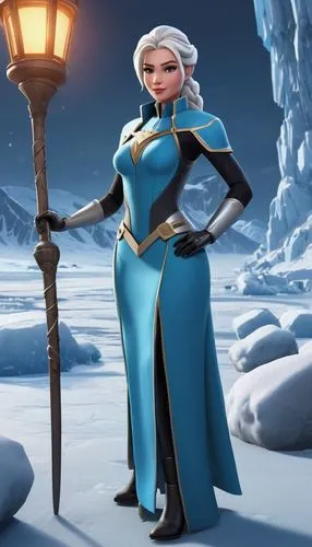 elsa,lilandra,the snow queen,ice queen,jaina,lumidee,Unique,3D,3D Character