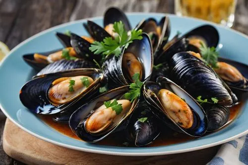 mussels,grilled mussels,mussel,new england clam bake,bouillabaisse,baltic clam,seafood in sour sauce,shellfish,bivalve,clam sauce,clams,seafood pasta,sea food,seafood,century egg,sea foods,oyster sauce,spaghetti alle vongole,spanish cuisine,paella,Photography,General,Realistic