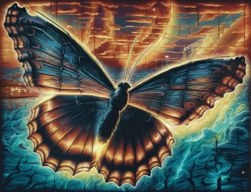 ulysses butterfly,morphos,butterfly effect,butterfly background,aurora butterfly,isolated butterfly,Illustration,Realistic Fantasy,Realistic Fantasy 25