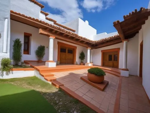 hacienda,casitas,3d rendering,mayakoba,traditional house,model house,Photography,General,Realistic